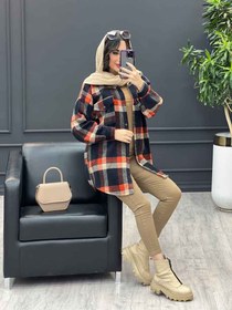 تصویر شکت چهارخونه تک جیب کد 3601 