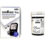 تصویر نوار تست قند خون ایزی گلوکو پرو ۵۰ عددی EasyGluco Pro