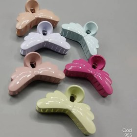 تصویر کلیپس رنگی لعابی 