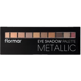 تصویر پالت سایه چشم فلورمار 10 رنگ مدل Flormar Palette Eye Shadow