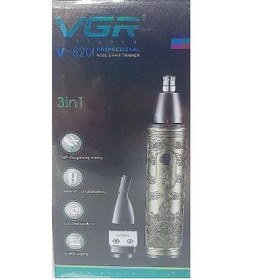 تصویر موزن بینی و ابرو مدل VGR 620 Perofessional nose & HAIR TRIMMER 3in1