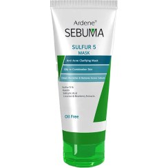 تصویر ماسک ضد جوش و پاکسازی کننده پوست چرب آردن سبوما حجم 75 میل 