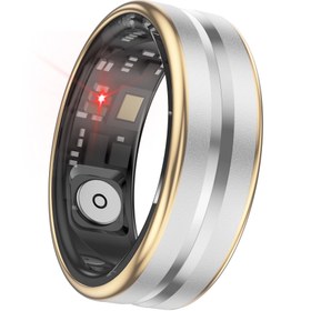 تصویر حلقه هوشمند استیل SR03 - نقره ای / ۹ Smart Ring Sr03