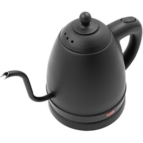 تصویر کتل برقی تمام استیل 1.2 لیتری Electric Kettle Black Stainless Steel 1.2 liter