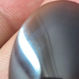 تصویر عقیق خرمایی سایز مدالی Agate doodi