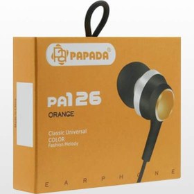 تصویر هندزفری PAPADA PA126 PAPADA PA126 classical universal earphone