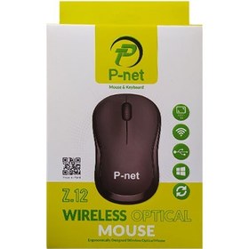 تصویر موس بی سیم P-net Z.12 ا P-net Z.12 Wireless Mouse P-net Z.12 Wireless Mouse
