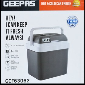 تصویر یخچال سرد و گرم خودرو جیپاس مدل GCF63062 Geepas 24.0 L Hot And Cold Car Fridge