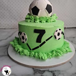 تصویر کیک فوتبالی Cake