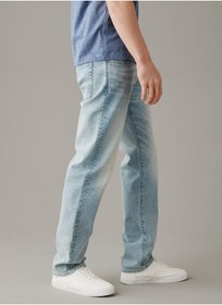 تصویر جین اصلی AE فلت برند american eagle AE Flex Original Straight Jean