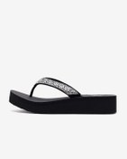 تصویر دمپایی زنانه وینیاسا - گل‌های وحشی مشکی 119638 | Skechers | 822612332 | اورجینال 