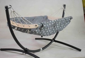 تصویر گهواره سنتی ننو ۸ طناب مخمل 