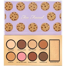 تصویر پالت سایه توفیسد مدل Christmas Bake Shoppe رنگ chocolate chip حجم 11گرم TOO FACED CHRISTMAS BAKED pallete chocolate chip 11gr