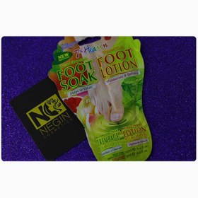 تصویر ماسک صورت مونته ژنه سری 7th Heaven مدل Foot Soak Lotion 
