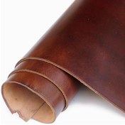 تصویر چرم زیره دباغی گیاهی عنابی 