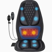 تصویر ماساژور صندلی ماشین comrelax با ۸ موتور ویبره و گرمایش هدفمند 