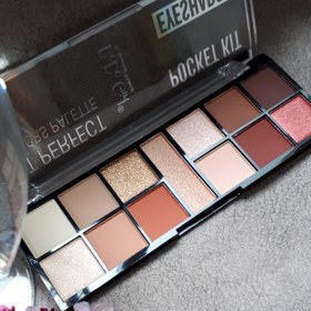 تصویر پالت سایه ۱۶ رنگ لورا بیوتی شماره ۰۱ Laura Beauty 16-color shadow palette No. 01