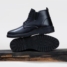 تصویر نیم بوت مردانه - عسلی / ۴۱ 