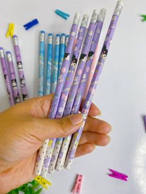 تصویر مداد مشکی وارداتی طرح سانریو - سینمارول گرد 