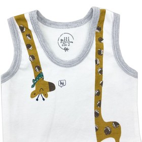 تصویر لباس زیر دکمه دار (بادی) رکابی نوزاد پسرانه طرح فرندز نیلی Nili Friends ا Nili Friends Baby Boy Sleeveless Bodysuit Nili Friends Baby Boy Sleeveless Bodysuit