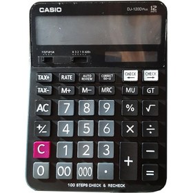 تصویر ماشین حساب کاسیو مدل CASIO DJ-120D Plus ا Casio Check & Recheck Electronic Calculator No.DJ-120D Plus Casio Check & Recheck Electronic Calculator No.DJ-120D Plus