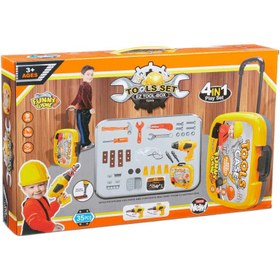 تصویر اسباب بازی ست جعبه و میز ابزار کارگاهی FASHION TOOLS SET 36778-71 