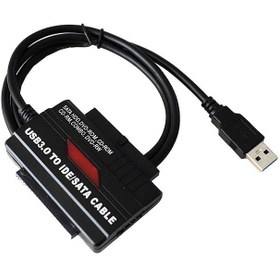 تصویر مبدل USB 3.0 به SATA/IDE کی نت مدل K-COU30IDE 