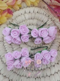 تصویر گل فومی رنگ صورتی کم رنگ 