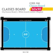 تصویر تخته مربیگری کلاسی فوتسال سایز ۹۰*۶۰ 