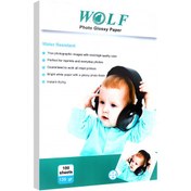 تصویر کاغذ فتوگلاسه ولف سایز A3 وزن 135 گرم 100 برگ Wolf A3 Photo Glossy Paper 135gr 100sh