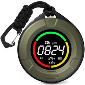 تصویر سنسور هشدار نشت گاز دی اکسید کربن CO2 مدل ‎PTH-10C برند LSENLTY CO2 carbon dioxide gas leak alarm sensor model PTH-10C LSENLTY