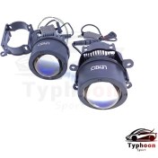 تصویر لنز مه شکن 3 رنگ جغدی 006 لنزو 