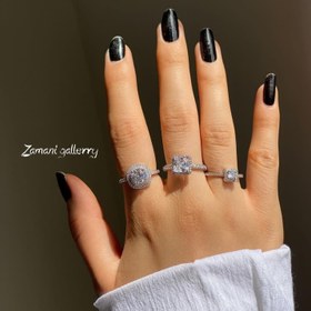 تصویر انگشترای نگین دار سولیتر انگشتر نگین دار جواهری