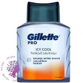 تصویر افترشیو ژیلت مدل آیس کول Gillette after shave pro ice cool حجم 100 میل فرانسوی 