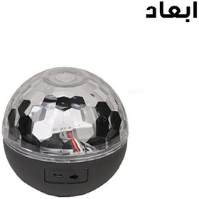 تصویر رقص نور مدل اسپیکر دار کد MY-718 - سفید 