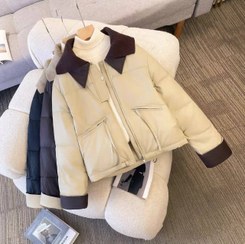 تصویر کاپشن بزرگسالانه چرمی مینیمال وارداتی 