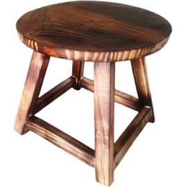 تصویر چهار پایه چوبی کوچیک 