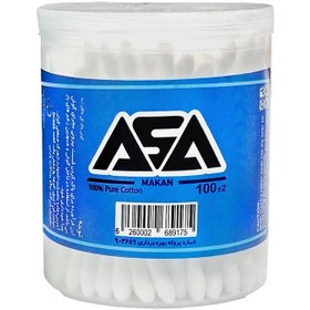 تصویر گوش پاک کن آسا مدل 123 بسته 100 عددی 