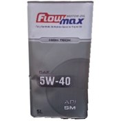 تصویر روغن موتور ۵ لیتری 5/40 SM برند Flow Max 