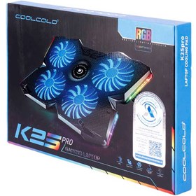 تصویر کول پد لپ تاپ Coolcold K25 Pro-1 Coolcold K25 Pro-1 Cooling Pad