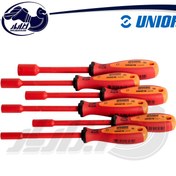 تصویر پیچ گوشتی سر بکسی عایق برق یونیور مدل 629CS6VDE-TBI بسته 6 عددی 