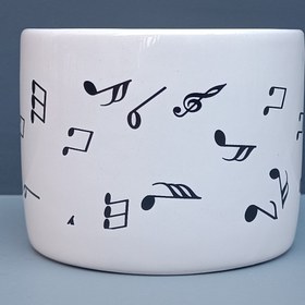 تصویر ماگ طرح نت موسیقی محصول دارای جعبه میباشد(رنگ سفید)