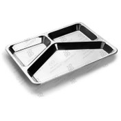 تصویر سینی سلف سرویس سه خانه مثلثی 