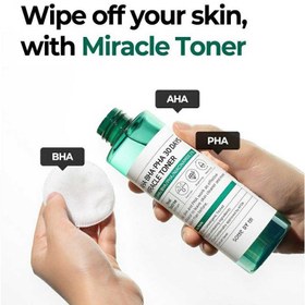 تصویر تونر میراکل سام بای می SOME BY MI حجم 150 میل SOME BY MI miracle toner, volume 150 ml