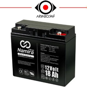 تصویر باتری یو پی اس 12ولت 18 آمپر نامیرا نیرو (12V 18AH) UPS BATTERY NAMIRANIROO NB12-18 