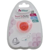 تصویر پستانک نوک گرد قابدار مایا 0 تا 6 ماه maya round tip pacifier 0 6