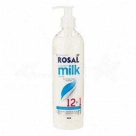 تصویر ماسک شیر ویتامین مو 12 در 1 مغذی و آبرسان روزال (ROSAL) حجم 400 میلی لیتر Rosal 12 in 1 nourishing and hydrating hair vitamin milk mask 400 ml