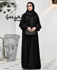 تصویر مانتو عبایی بلند مدل ساناز Elegant Women’s Formal Mantle - BotikNaz