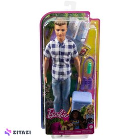 تصویر عروسک باربی مرد کمپ باز مدل Barbie Goes Camping Playset - زمان ارسال 15 تا 20 روز کاری 