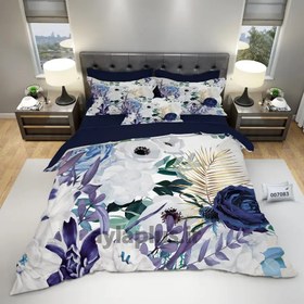 تصویر ست روتختی دونفره 6 تکه کد 007083 3D bedding set for two, code 007083